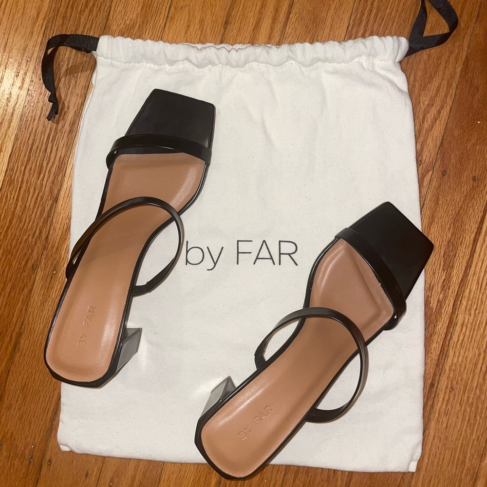 By Far - Tanya Sandal in Black